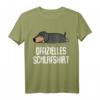 Offizielles Hund Dackel Schlafshirt & Pyjama – Lustiges Geschenk für Langschläfer, Morgenmuffel & Nachteulen, Damen & Herren