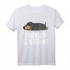 Offizielles Hund Dackel Schlafshirt & Pyjama – Lustiges Geschenk für Langschläfer, Morgenmuffel & Nachteulen, Damen & Herren