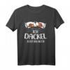 Dackel Offizielles Schlaf Ich Dackel Jetzt Ins Bett T-Shirt – Humorvolles Hundedesign für Hundeliebhaber & Geschenkidee zu Weihnachten & Geburtstag