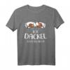 Dackel Offizielles Schlaf Ich Dackel Jetzt Ins Bett T-Shirt – Humorvolles Hundedesign für Hundeliebhaber & Geschenkidee zu Weihnachten & Geburtstag