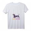Damen Haustier Hund Geschenk - Vintage Dackel T-Shirt mit V-Ausschnitt für Hundebesitzerinnen, Tierliebhaber & Dackel Fans