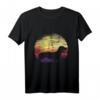 Hundebesitzer Geschenk Tier Sonnenuntergang Dackel T-Shirt - Perfektes Geschenk für Hundeliebhaber, Züchter & Tierfreunde zu Weihnachten & Geburtstag