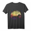 Hundebesitzer Geschenk Tier Sonnenuntergang Dackel T-Shirt - Perfektes Geschenk für Hundeliebhaber, Züchter & Tierfreunde zu Weihnachten & Geburtstag