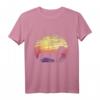 Hundebesitzer Geschenk Tier Sonnenuntergang Dackel T-Shirt - Perfektes Geschenk für Hundeliebhaber, Züchter & Tierfreunde zu Weihnachten & Geburtstag