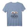 Dackel Offizielles Schlaf T-Shirt mit V-Ausschnitt – Lustiges Hundemotiv für Hundeliebhaber, Hundetrainer & als Geschenk zum Geburtstag oder Weihnachten