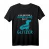 Dackel T-Shirt mit Glitzer Design – Humorvolles Hundebesitzer-Shirt für Dackel-Liebhaber