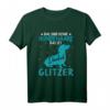 Dackel T-Shirt mit Glitzer Design – Humorvolles Hundebesitzer-Shirt für Dackel-Liebhaber