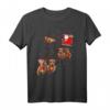 Dackel Weihnachts T-Shirt - Lustiges Hundeliebhaber Geschenk für Weihnachten & Geburtstag