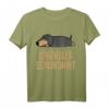 Offizielles Schlafshirt Pyjama Hund Dackel - Lustiges Geschenk für Langschläfer, Morgenmuffel & Nachteulen, Damen & Herren