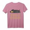 Offizielles Schlafshirt Pyjama Hund Dackel - Lustiges Geschenk für Langschläfer, Morgenmuffel & Nachteulen, Damen & Herren