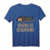 Offizielles Schlafshirt Pyjama Hund Dackel - Lustiges Geschenk für Langschläfer, Morgenmuffel & Nachteulen, Damen & Herren