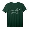 Dackel T-Shirt für Hundeliebhaber - Klassisch geschnitten, doppelt genähter Saum, ideales Geschenk für Hundebesitzer