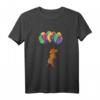 Dackel Hund Luftballons T-Shirt - Lustiges Geschenk für Hunde- und Tierliebhaber zu Geburtstag, Weihnachten & besonderen Anlässen