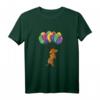 Dackel Hund Luftballons T-Shirt - Lustiges Geschenk für Hunde- und Tierliebhaber zu Geburtstag, Weihnachten & besonderen Anlässen