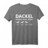 Dackel Haustier Dackelbesitzer Hund Hundeliebhaber T-Shirt – Klassisch geschnitten, perfekt für Hundeliebhaber & Dackelbesitzer