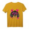 Dackel Valentinstag T-Shirt für Hunde-Liebhaber - Lustiges Herz-Design, perfektes Geschenk für Hundebesitzer & Paare