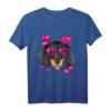 Dackel Valentinstag T-Shirt für Hunde-Liebhaber - Lustiges Herz-Design, perfektes Geschenk für Hundebesitzer & Paare