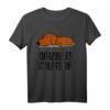 Offizielles Schlafshirt Pyjama Hund Dackel – Lustiges Geschenk für Nachteulen, Morgenmuffel & Langschläfer, Damen und Herren