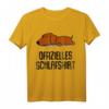 Offizielles Schlafshirt Pyjama Hund Dackel – Lustiges Geschenk für Nachteulen, Morgenmuffel & Langschläfer, Damen und Herren