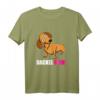 Damen Dackel Mom T-Shirt – Vintage Hundeliebhaber Geschenk für Frauchen & Herrchen, perfekt zum Geburtstag & Weihnachten