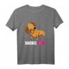 Damen Dackel Mom T-Shirt – Vintage Hundeliebhaber Geschenk für Frauchen & Herrchen, perfekt zum Geburtstag & Weihnachten