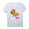 Damen Dackel Mom T-Shirt – Vintage Hundeliebhaber Geschenk für Frauchen & Herrchen, perfekt zum Geburtstag & Weihnachten