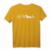 EKG Herzschlag Dachshund Dackel Teckel T-Shirt für Hundebesitzer & Hundeliebhaber – Perfektes Geschenk für Herrchen, Frauchen & Züchter