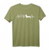 EKG Herzschlag Dachshund Dackel Teckel T-Shirt für Hundebesitzer & Hundeliebhaber – Perfektes Geschenk für Herrchen, Frauchen & Züchter