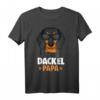 Herren Dackel Papa T-Shirt – Geschenkidee für Hundeliebhaber, Vater, Sohn & Freunde zum Geburtstag & Weihnachten