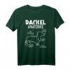 Lustiges Dackel Anatomie Hundebesitzer T-Shirt – Perfekt für Gassi, Hundeliebhaber & Hundetrainer, originelles Geschenk