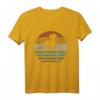 Süßer Dackel Hund T-Shirt - Retro Sunset Design für Dackelbesitzer, Herrchen & Hundeliebhaber