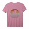 Süßer Dackel Hund T-Shirt - Retro Sunset Design für Dackelbesitzer, Herrchen & Hundeliebhaber