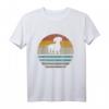 Süßer Dackel Hund T-Shirt - Retro Sunset Design für Dackelbesitzer, Herrchen & Hundeliebhaber