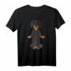 Meditierender Hund Dackel T-Shirt - Lustiges Yoga Hund Motiv für Dackel-Liebhaber, perfekt als Geschenk zu Geburtstag & Weihnachten