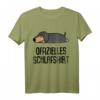 Offizielles Schlafshirt Pyjama mit Dackel Lustiges Geschenk für Damen und Herren - Perfekt für Langschläfer, Morgenmuffel und Nachteulen