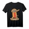 Lustiges Hund Dackel Dabbing Hot Dog T-Shirt – Perfektes Geschenk für Hundeliebhaber, Fast Food Fans & Kindergeburtstag