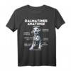 Dalmatiner Anatomie T-Shirt – Klassisch geschnitten, doppelt genähter Saum für Hundeliebhaber