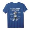 Dalmatiner Anatomie T-Shirt – Klassisch geschnitten, doppelt genähter Saum für Hundeliebhaber
