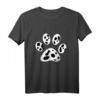 Dalmatiner Hundepfote T-Shirt – Lustiges Geschenk für Hundeliebhaber und Hundebesitzer bei Events, Gassi & Hundeschule