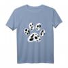 Dalmatiner Hundepfote T-Shirt – Lustiges Geschenk für Hundeliebhaber und Hundebesitzer bei Events, Gassi & Hundeschule