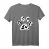 Dalmatiner Hundepfote T-Shirt – Lustiges Geschenk für Hundeliebhaber und Hundebesitzer bei Events, Gassi & Hundeschule