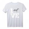 Dalmatiner Liebe T-Shirt mit pinker Silhouette – Perfektes Geschenk für Hundeliebhaber und Dalmatiner-Fans