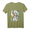 Kinder 4. Geburtstag T-Shirt mit Dalmatiner Motiv und Geburtstagszahl - Perfektes Geschenk für Mädchen und Jungen