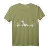 Hundebesitzer Geschenk – Dalmatiner EKG Herzschlag T-Shirt für Tierliebhaber, Hundezüchter & Hundeliebhaber zu Weihnachten & Geburtstag