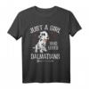 Nur ein Mädchen das Dalmatiner liebt - Hunde T-Shirt für Hundeliebhaber & Dalmatiner-Fans