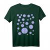 Polka Dot Hellviolette Blase Dalmatiner Punkte T-Shirt – Abstraktes, modisches Design für Hundeliebhaber und Trendsetter