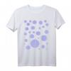Polka Dot Hellviolette Blase Dalmatiner Punkte T-Shirt – Abstraktes, modisches Design für Hundeliebhaber und Trendsetter