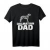 Dalmatiner Papa T-Shirt für Hundeliebhaber - Klassisch geschnitten, doppelt genähter Saum, perfektes Geschenk für Hundeväter