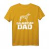 Dalmatiner Papa T-Shirt für Hundeliebhaber - Klassisch geschnitten, doppelt genähter Saum, perfektes Geschenk für Hundeväter