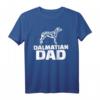 Dalmatiner Papa T-Shirt für Hundeliebhaber - Klassisch geschnitten, doppelt genähter Saum, perfektes Geschenk für Hundeväter